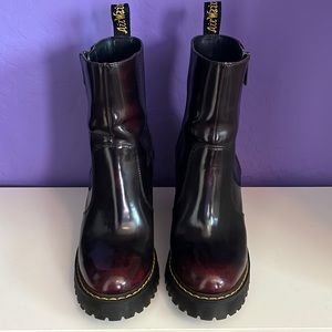 Dr. Marten Chelsea boot maroon chrome